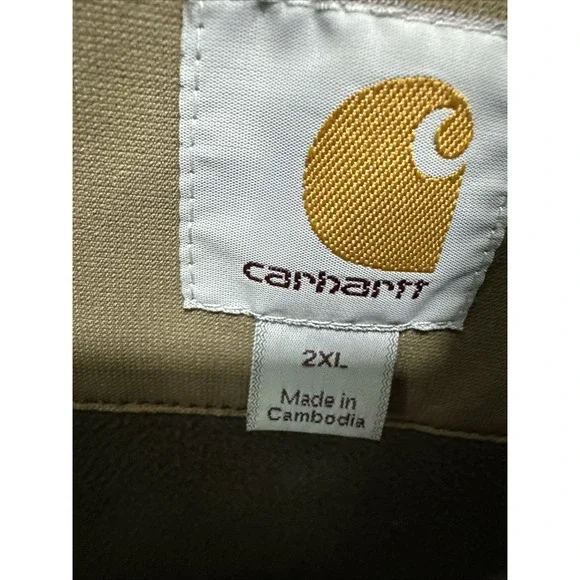 Carhartt Men's 101299 Crowley Softshell Nylon Jacket Size 2XL‎ Work Jacket EUC